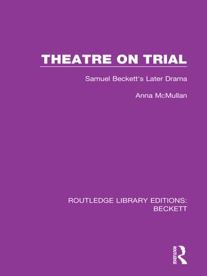 cover image of Theatre on Trial